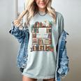 I'm With The Banned Books Reading Women's Comfort Colors T-Shirt Denim