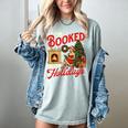 I'm Booked For The Holidays Christmas Reading Bookworm Xmas Women's Comfort Colors T-Shirt Denim I'm Booked For The Holidays Christmas Reading Bookworm Xmas Women's Comfort Colors T-Shirt Denim