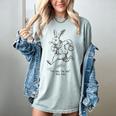 I'm Late I'm Late Rabbit From Alice Wonderland Book Women's Comfort Colors T-Shirt Denim I'm Late I'm Late Rabbit From Alice Wonderland Book Women's Comfort Colors T-Shirt Denim