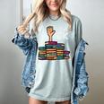 I'm Ok Read Book Reading Librarian Teacher Men Women Women's Comfort Colors T-Shirt Denim