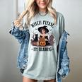 I'm Reading Halloween Witch Book Lover Women's Comfort Colors T-Shirt Denim