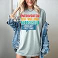 Introvert Aircraft Spotting Lovers Men & Women Women's Comfort Colors T-Shirt Denim