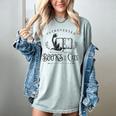 Introverted But Willing To Discuss Cats And Books Women's Comfort Colors T-Shirt Denim