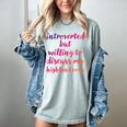 Introverted Willing To Discuss Highland Pony Introvert Women's Comfort Colors T-Shirt Denim Introverted Willing To Discuss Highland Pony Introvert Women's Comfort Colors T-Shirt Denim