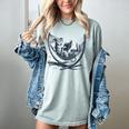 Italian Greyhound Whippet Dog Reading Book Hammock Iggy Mom Women's Comfort Colors T-Shirt Denim