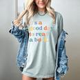 It's A Good Day To Read A Book Books Library Reading Women's Comfort Colors T-Shirt Denim