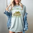 It's A Good Day To Read A Book Shirt Frog Reading Book Women's Comfort Colors T-Shirt Denim