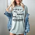 It's All About The Wingspan For Book Lover Women's Comfort Colors T-Shirt Denim