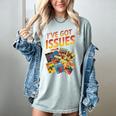 I'Ve Got Issues Comic Book Collecting Women's Comfort Colors T-Shirt Denim
