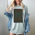 Jane Austen Pride And Prejudice Cover Mr Darcy Book Lovers Women's Comfort Colors T-Shirt Denim Jane Austen Pride And Prejudice Cover Mr Darcy Book Lovers Women's Comfort Colors T-Shirt Denim