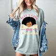 Just a Girl Who Loves Books African American Book Nerd Lover Women's Comfort Colors T-Shirt Denim