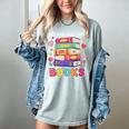 Just A Girl Who Loves Books Reading Library Women's Comfort Colors T-Shirt Denim Just A Girl Who Loves Books Reading Library Women's Comfort Colors T-Shirt Denim