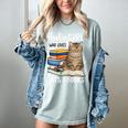 Just a Girl Who Loves Cats And Books Women's Comfort Colors T-Shirt Denim Just a Girl Who Loves Cats And Books Women's Comfort Colors T-Shirt Denim