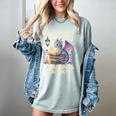 Just a Girl Who Loves Cute Dragons And Books Women's Comfort Colors T-Shirt Denim