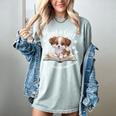 Just a Girl Who Loves Dogs And Books Cute Dog Women's Comfort Colors T-Shirt Denim Just a Girl Who Loves Dogs And Books Cute Dog Women's Comfort Colors T-Shirt Denim