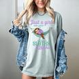 Just a Girl Who Loves Sloths And Books Women's Comfort Colors T-Shirt Denim Just a Girl Who Loves Sloths And Books Women's Comfort Colors T-Shirt Denim