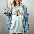Just One More Chapter Floral Book Reading Girl Bookworm Women's Comfort Colors T-Shirt Denim Just One More Chapter Floral Book Reading Girl Bookworm Women's Comfort Colors T-Shirt Denim
