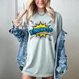 Kindness Is My Superpower Retro Comic Book T-Shirt Women's Comfort Colors T-Shirt Denim
