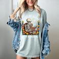 Leave Me Alone Skeleton Reading Book Floral Moon Librarian Women's Comfort Colors T-Shirt Denim Leave Me Alone Skeleton Reading Book Floral Moon Librarian Women's Comfort Colors T-Shirt Denim