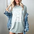 Leaving Reality Entering Fiction Bookish Book Reading Women's Comfort Colors T-Shirt Denim
