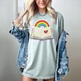 Libraries Are For Everyone Book LGBTQ Ally Gay Pride Month Women's Comfort Colors T-Shirt Denim