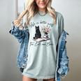 Life Better With 2 Cats Books Kitten Kitty Women Girls Kids Women's Comfort Colors T-Shirt Denim Life Better With 2 Cats Books Kitten Kitty Women Girls Kids Women's Comfort Colors T-Shirt Denim