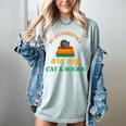 My Life Essentials Are Cat And Books Women's Comfort Colors T-Shirt Denim My Life Essentials Are Cat And Books Women's Comfort Colors T-Shirt Denim