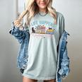 Life Happens Reading Helps Loves To Read Books Cats Women's Comfort Colors T-Shirt Denim Life Happens Reading Helps Loves To Read Books Cats Women's Comfort Colors T-Shirt Denim