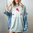 Most Likely To Read A Book On Christmas Family Matching Women's Comfort Colors T-Shirt Denim