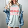 Literacy And Justice For All Book Lover Women's Comfort Colors T-Shirt Denim
