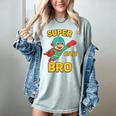 Little Cute Superhero Brother Comic Book Baby Bro Women's Comfort Colors T-Shirt Denim