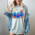 Little Ghost Coffee Tee Spooky Season Ghost Reading Book Women's Comfort Colors T-Shirt Denim Little Ghost Coffee Tee Spooky Season Ghost Reading Book Women's Comfort Colors T-Shirt Denim