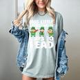 This Little Leprechaun Likes To Read St Patrick's Day Book Women's Comfort Colors T-Shirt Denim This Little Leprechaun Likes To Read St Patrick's Day Book Women's Comfort Colors T-Shirt Denim