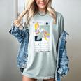 Little Miss Muffet Reading a Picture Book Women's Comfort Colors T-Shirt Denim