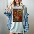 Louisa May Alcott Coming Of Age Novel Little Women Book Cover Small Women's Comfort Colors T-Shirt Denim
