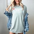 I Love Heart Fictional Men Simple Cute Reading Books Women's Comfort Colors T-Shirt Denim