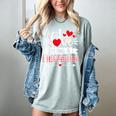 I Love Being A Librarian Library Book Valentine's Day Women's Comfort Colors T-Shirt Denim