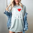 I Love Nerds I Heart Nerds For Science Book Knowledge Geeks Women's Comfort Colors T-Shirt Denim