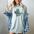 Manatee Reading Book Bookworm Manatees Ocean Animal Lover Women's Comfort Colors T-Shirt Denim
