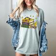 Mardi Gras Book Lover Reading Reader Men Women Kids Women's Comfort Colors T-Shirt Denim