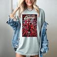 Marvel Spider-Man Eddie Brock Carnage Comic Book Cover Women's Comfort Colors T-Shirt Denim Marvel Spider-Man Eddie Brock Carnage Comic Book Cover Women's Comfort Colors T-Shirt Denim