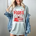 Maybe Books Are Addicted To Me Reading Present Women's Comfort Colors T-Shirt Denim