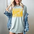 Midnight Reading Club Night Owl Book Readers Women's Comfort Colors T-Shirt Denim