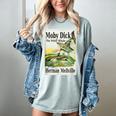 Moby Dick Book Cover Illustration Women's Comfort Colors T-Shirt Denim