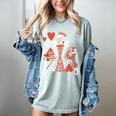 Modern Queen Of Hearts Book Lover Reading Novels Romantasy Women's Comfort Colors T-Shirt Denim Modern Queen Of Hearts Book Lover Reading Novels Romantasy Women's Comfort Colors T-Shirt Denim