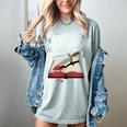 Murder Mystery And a Cup Of Tea Book Humor Women's Comfort Colors T-Shirt Denim
