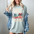 Naughty Or Nice Depends On My Current Chapter Book Lover Women's Comfort Colors T-Shirt Denim