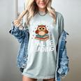 If You Need Me Owl Be Reading Cute Owl Book Women's Comfort Colors T-Shirt Denim