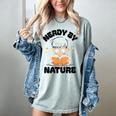 Nerdy By Nature Chibi Cute Book Lover Women's Comfort Colors T-Shirt Denim Nerdy By Nature Chibi Cute Book Lover Women's Comfort Colors T-Shirt Denim