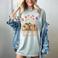 A New Chapter Begins Retired 2025 Books Flowers Women's Comfort Colors T-Shirt Denim A New Chapter Begins Retired 2025 Books Flowers Women's Comfort Colors T-Shirt Denim